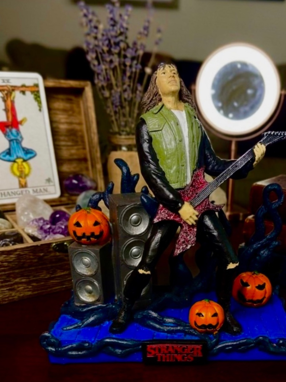 RARE Stranger Things Eddie Munson Resin Statue –Halloween Edition (Metallica)